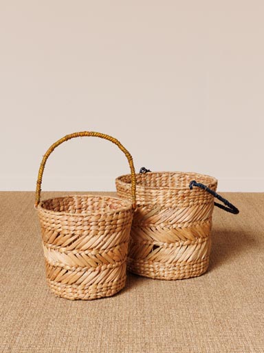 S/2 baskets colored handles