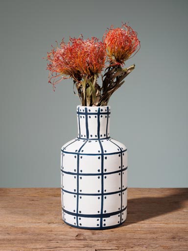 Handpainted bottle vase
