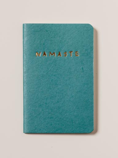 Small soft cover notebook Namaste