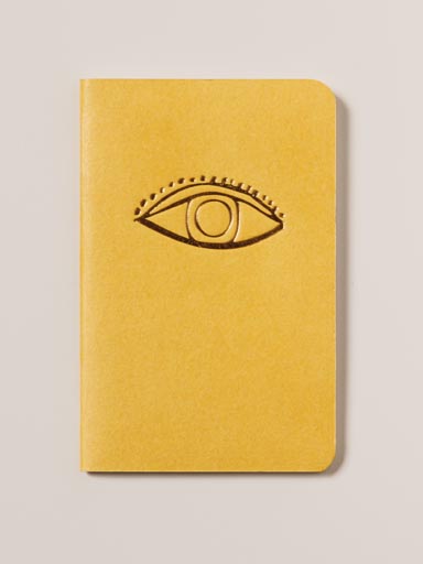 Small soft cover notebook Sacred gold eye
