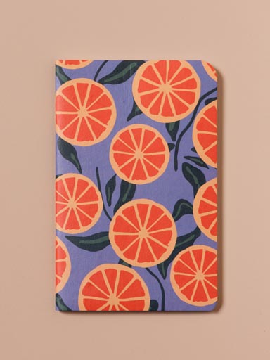 Small soft cover notebook Grapefruits