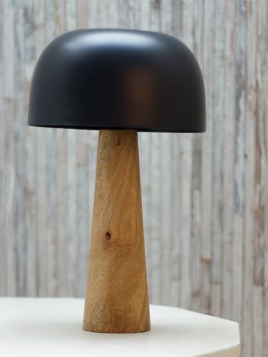 Table lamp blue shade Mushroom