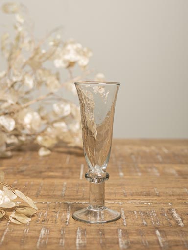 Hammered champagne glass Lavandou