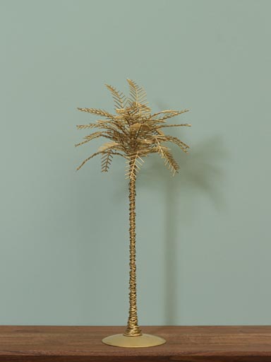 Palmier 45cm doré décoratif