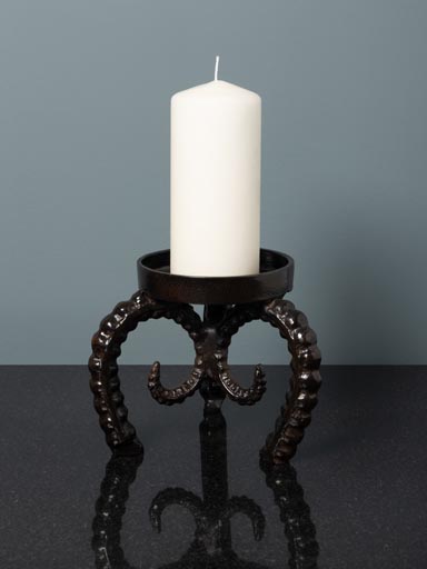 Candle stand mountain sheep horns