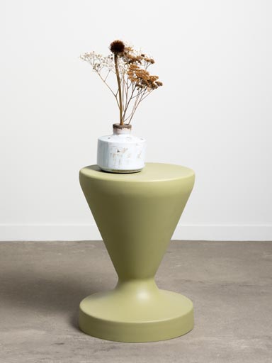 Light green metal table Forms