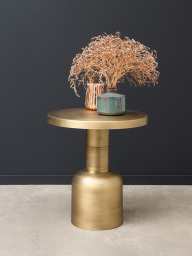 Side table antique gold Mitika