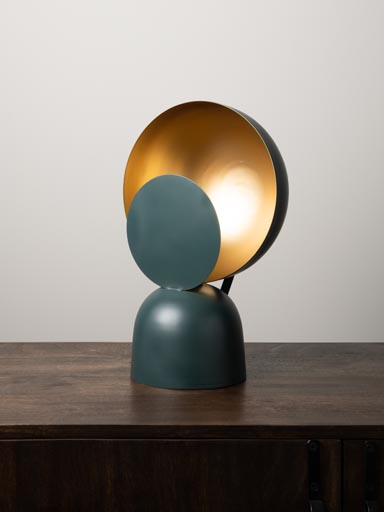 Small table lamp green Hops