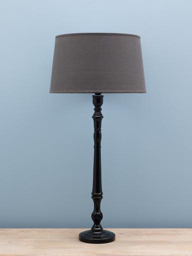 Table lamp black Kelsey (Paralume incluso)
