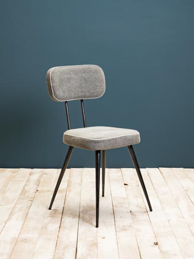 Chair stonewashed grey Fairfax