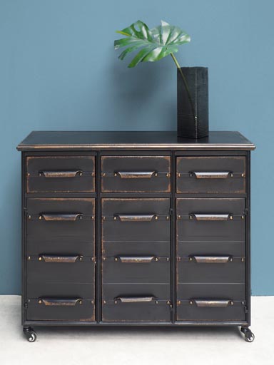 Chest 3 drawers and 3 doors Lupin