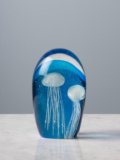 Sulfure deux méduses fond bleu