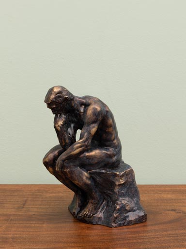 The thinker in resin