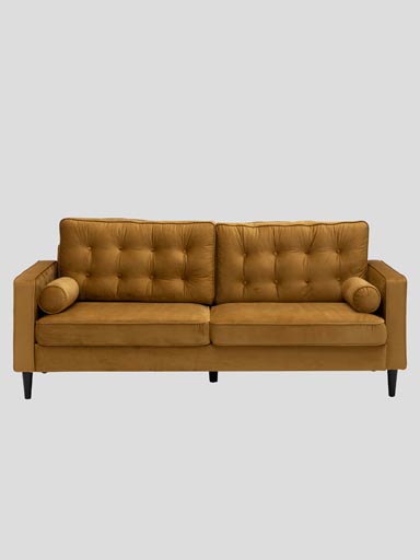 Upholstered velvet Maximilien Sofa