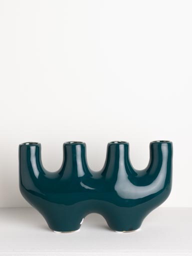 Green ceramic candelarum Waouw