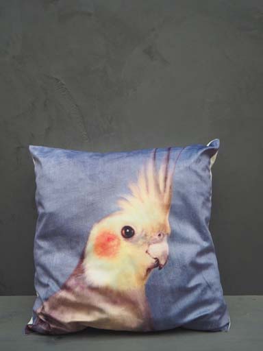 Cushion with bird
