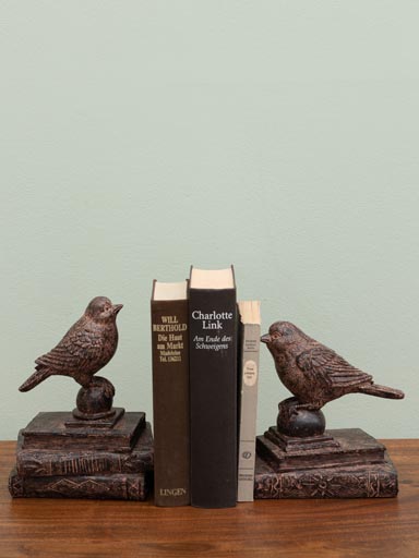 Serre-livres oiseaux