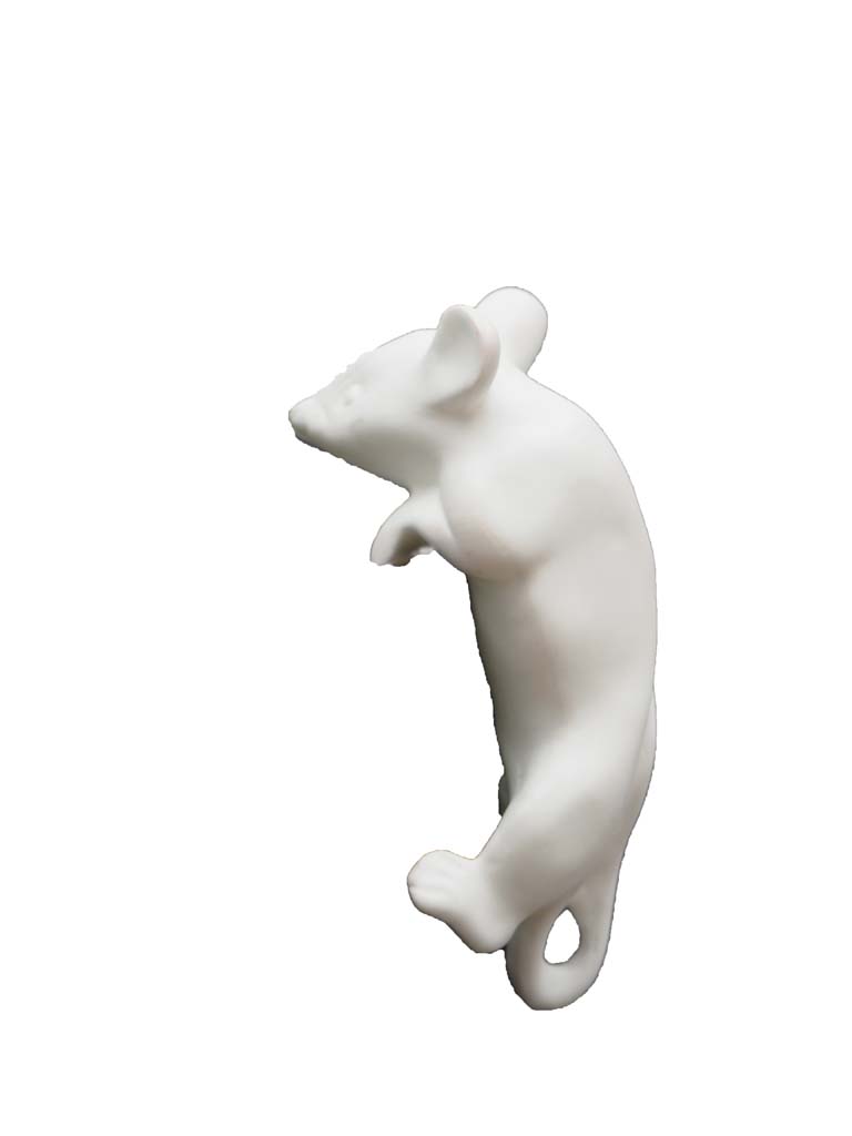 Hanging porcelain mouse - 2