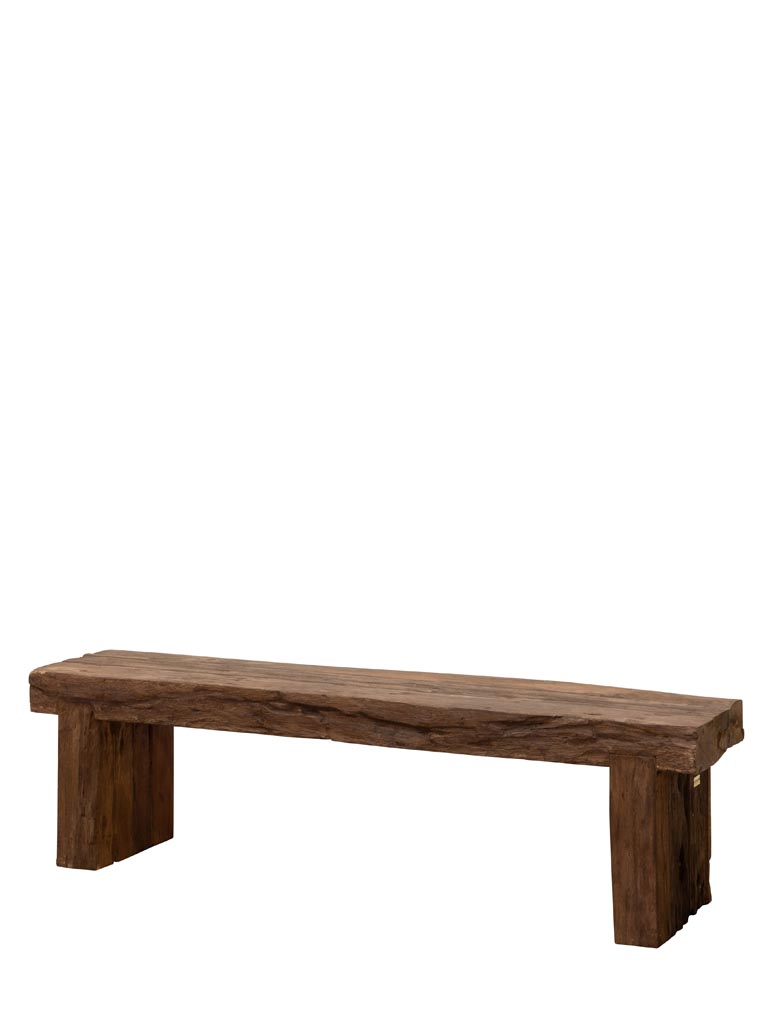 Outdoor bench rail wood - 3