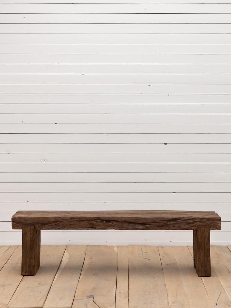 Outdoor bench rail wood - 4