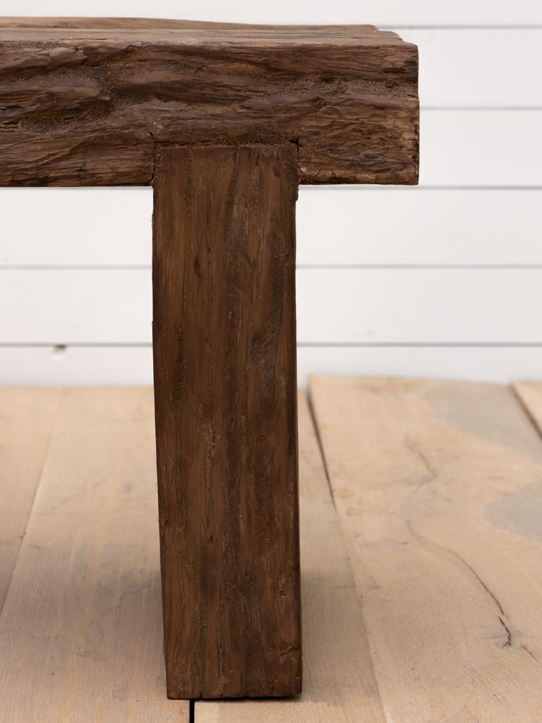 Outdoor bench rail wood - 7