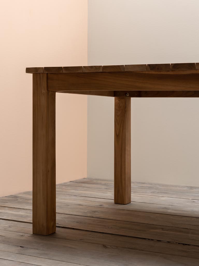 Outdoor teak wood dining table Tirama - 6