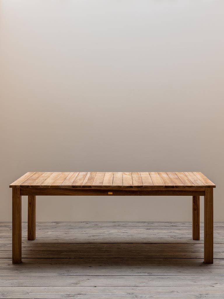 Outdoor teak wood dining table Tirama - 3