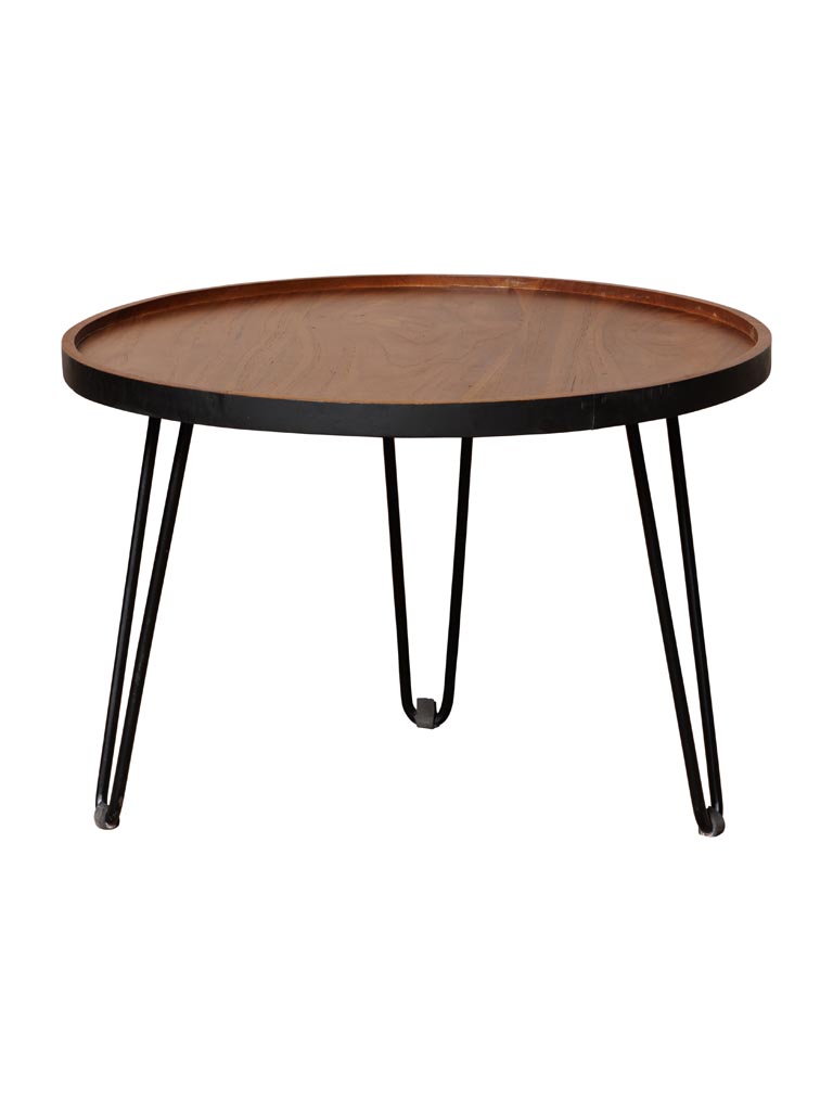 Table basse bord noir - 2