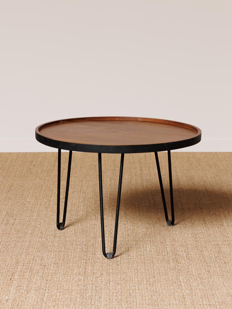 Table basse bord noir - 3