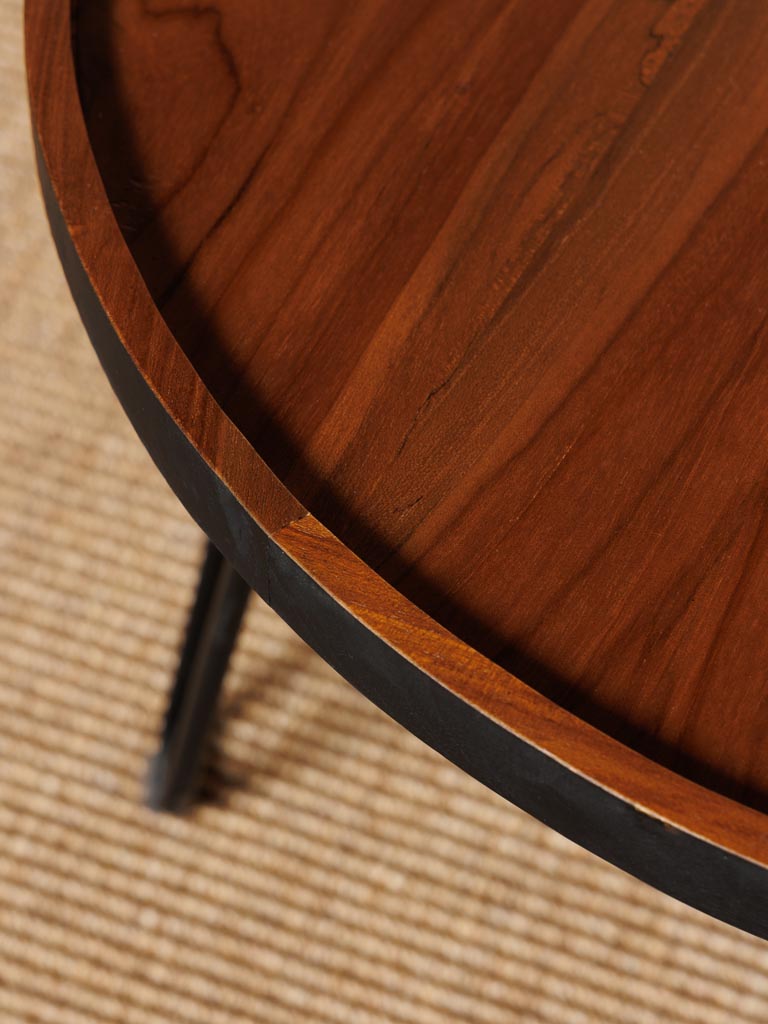 Coffee table black edge - 5