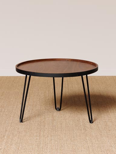 Coffee table black edge