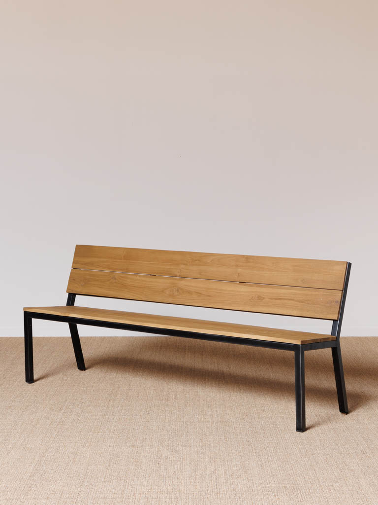 Contemporary garden bench - 1