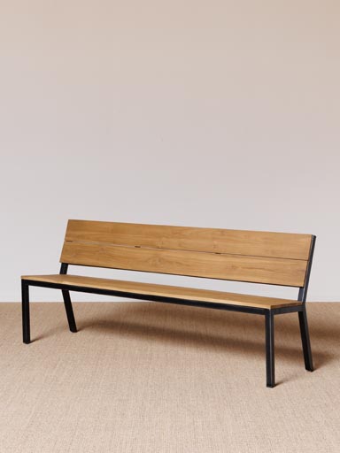 Contemporary garden bench