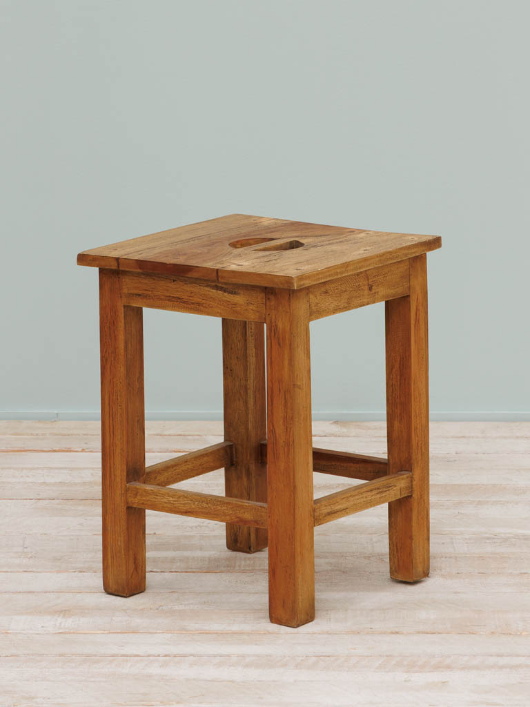 Tabouret d'extérieur avec poignée - 1