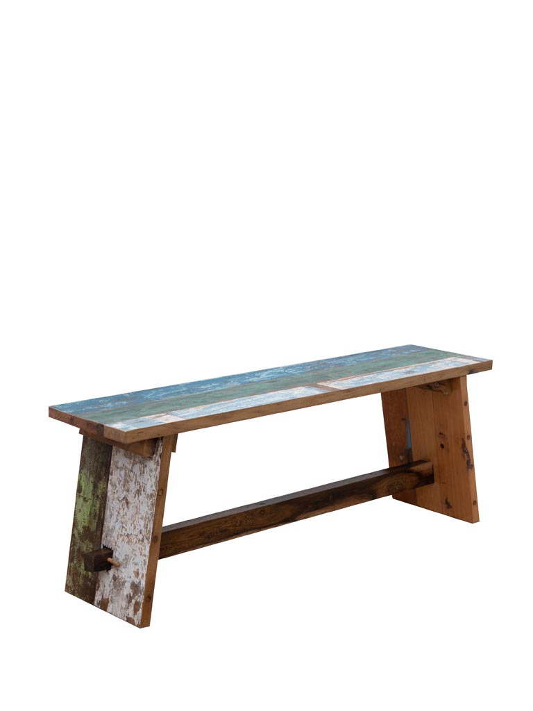 Recycled wood bench Uluwatu *color variation - 4