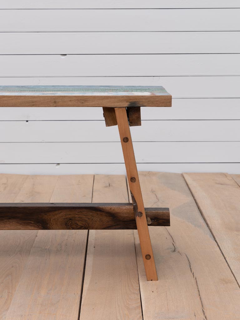 Recycled wood bench Uluwatu *color variation - 7