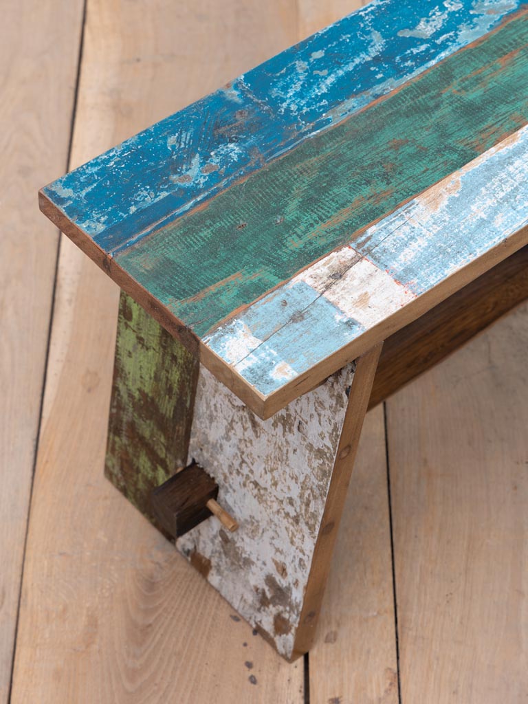 Recycled wood bench Uluwatu *color variation - 9