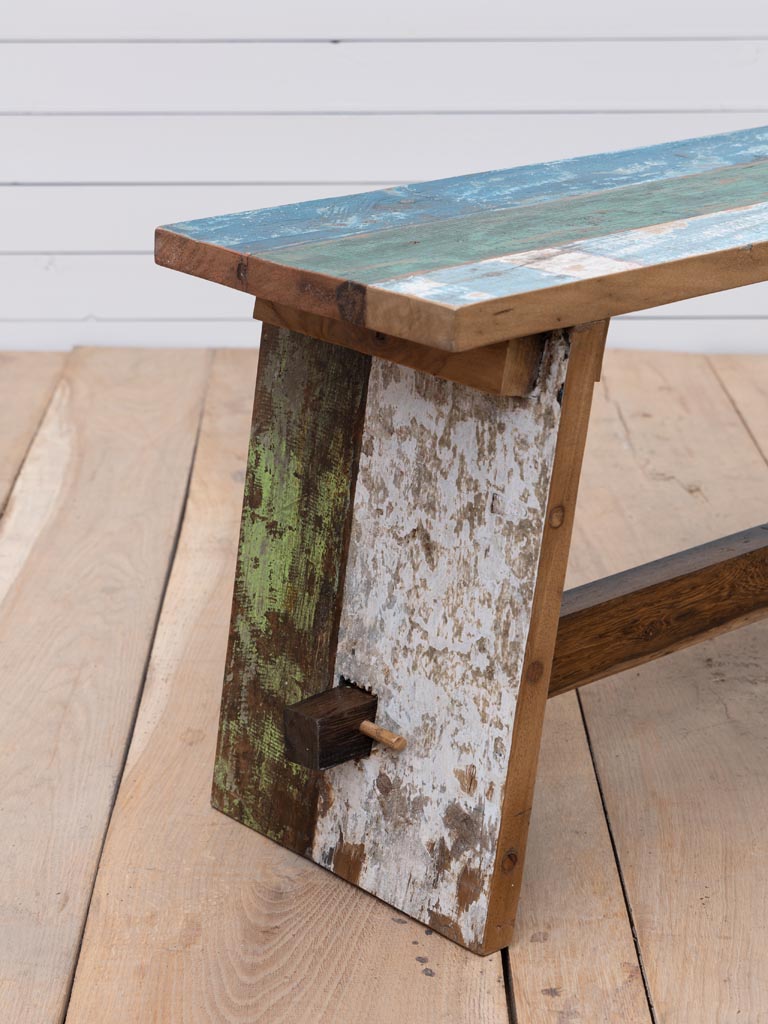 Recycled wood bench Uluwatu *color variation - 2