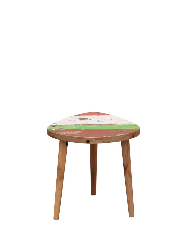 Side table recycled wood Uluwatu *color variation - 3