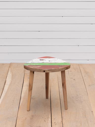 Side table recycled wood Uluwatu *color variation