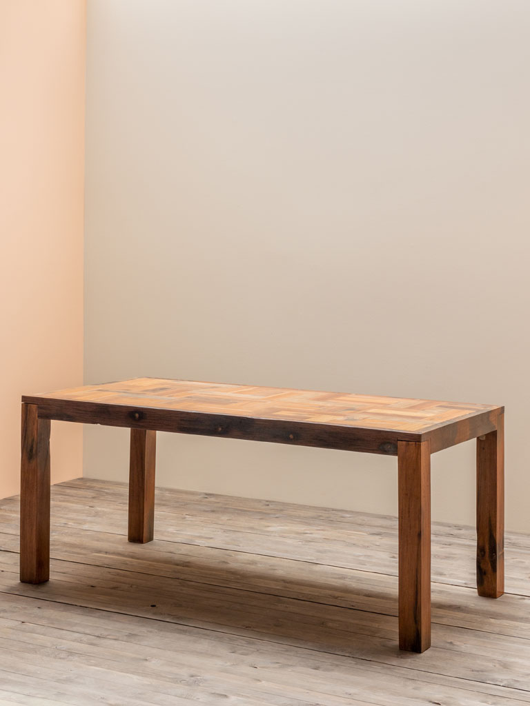 Dining table recycled wood Wati - 1