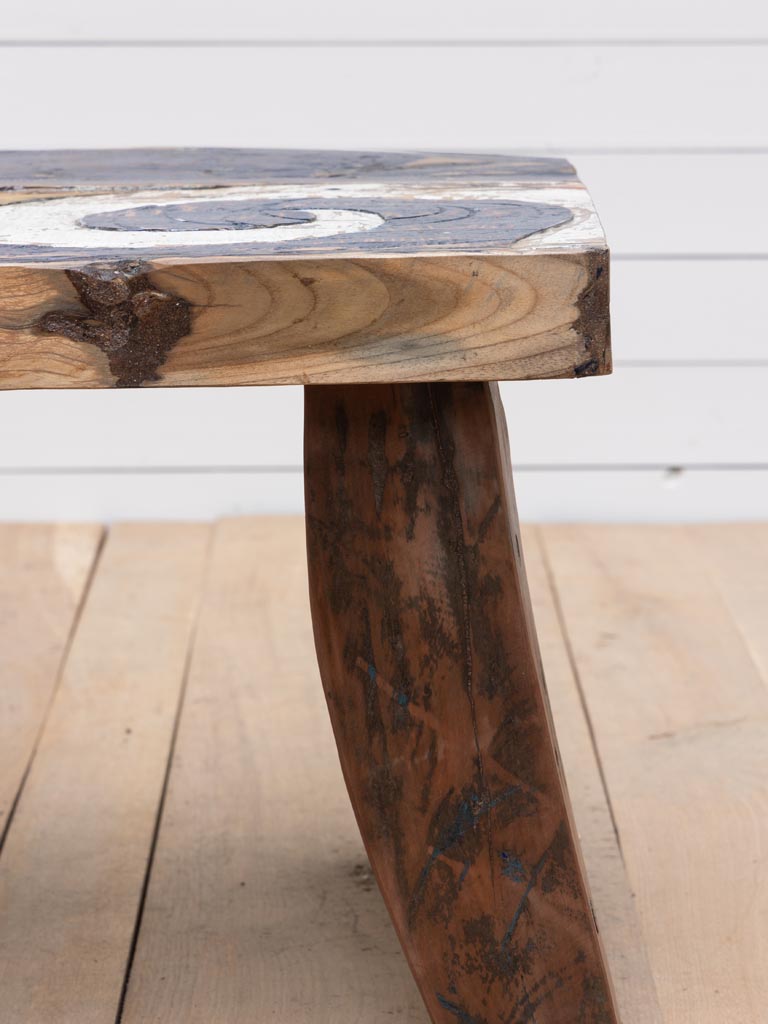 Coffee table recycled Uluwatu *pattern variation - 8