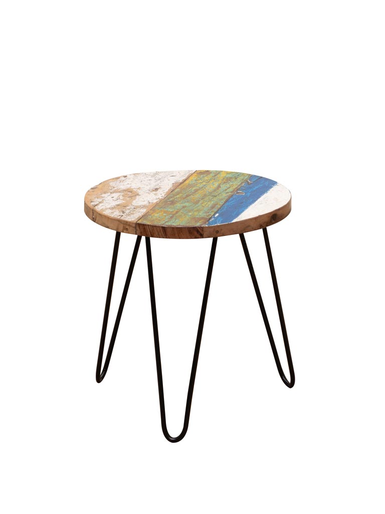 Side table recycled wood Uluwatu *color variation - 3