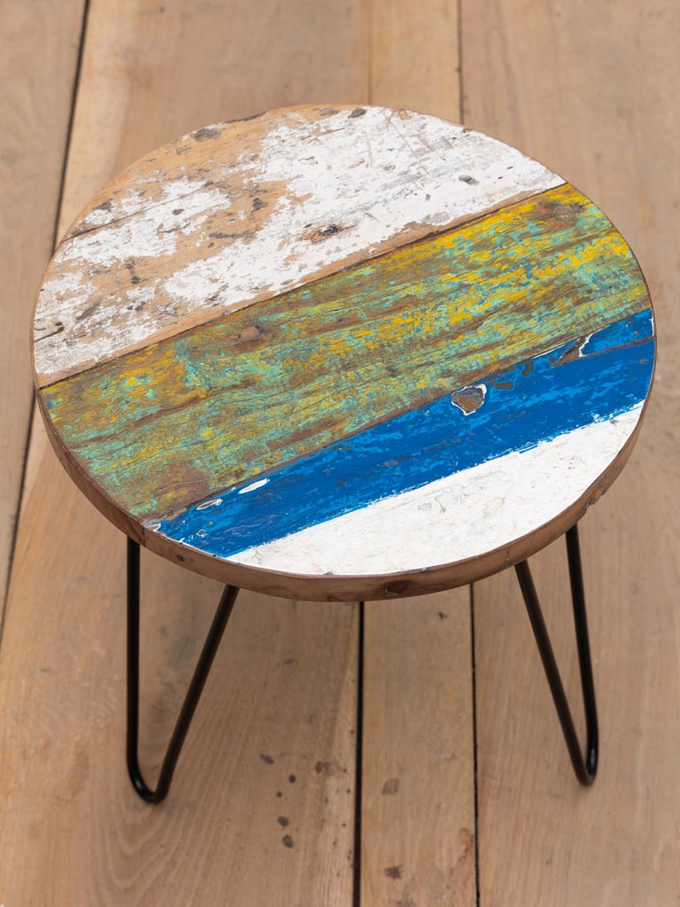 Side table recycled wood Uluwatu *color variation - 4