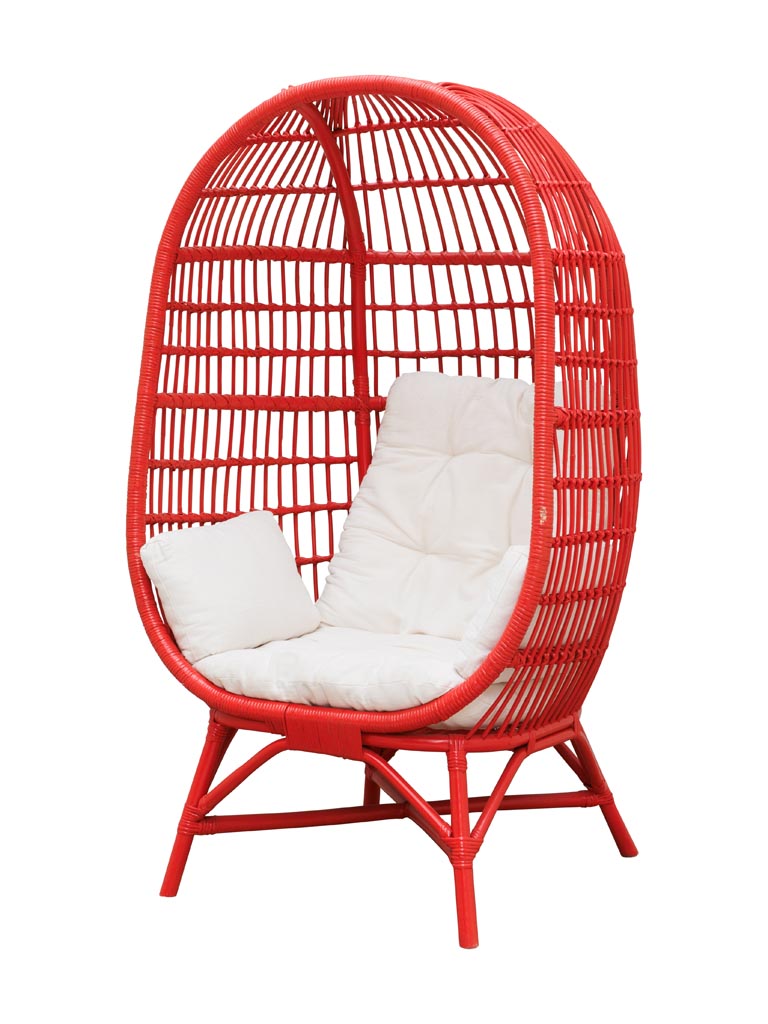 Red egg chair Passoa - 2