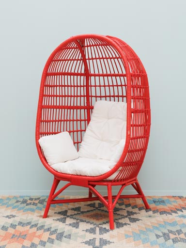 Red egg chair Passoa