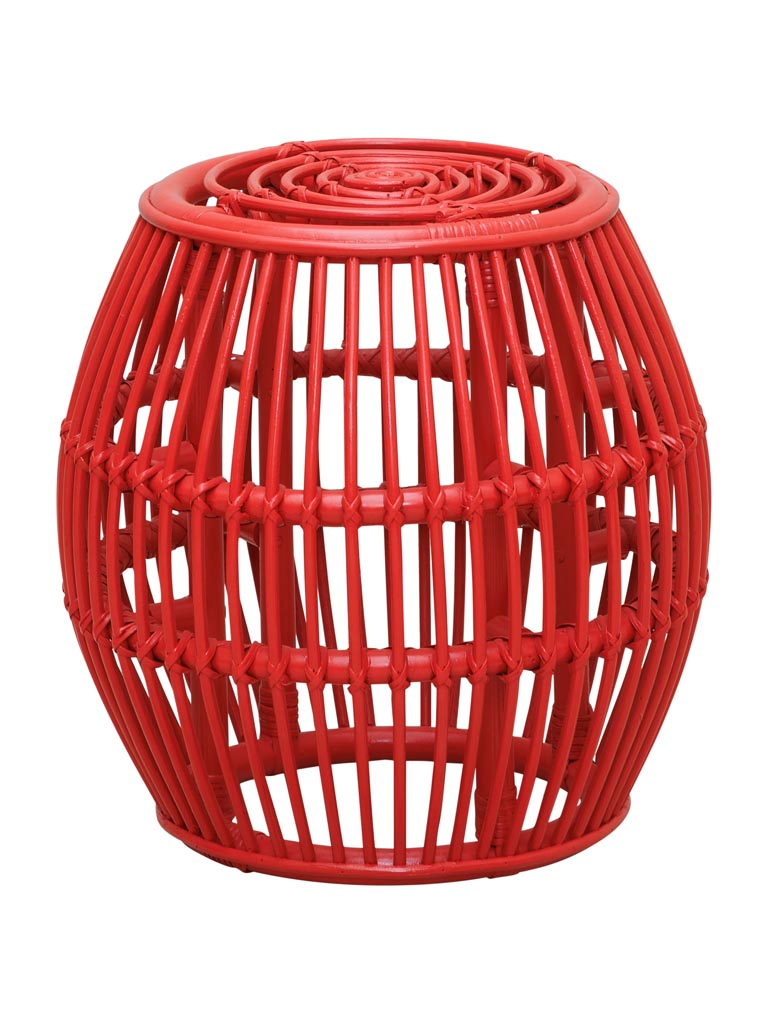 Side table round red Passoa - 2