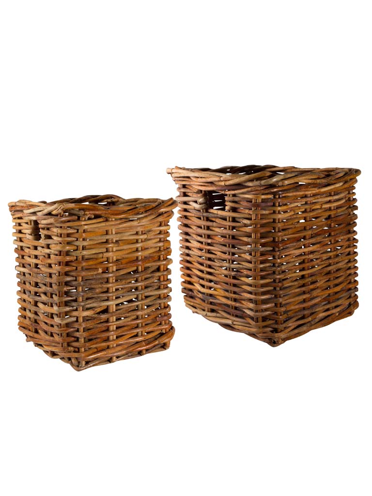 S/2 square baskets natural arorog - 2