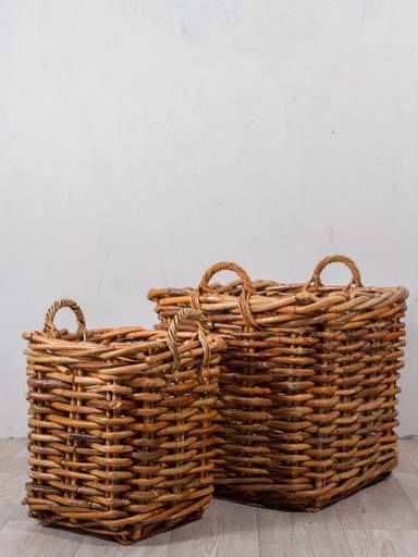 S/2 square baskets natural arorog