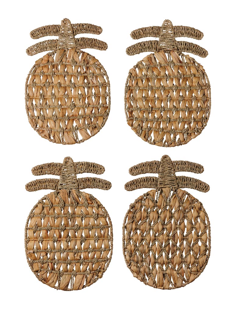 S/4 sets de table Ananas - 2